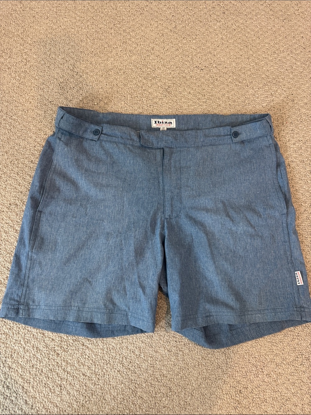 Men’s Swim Trunks in Heather Blue